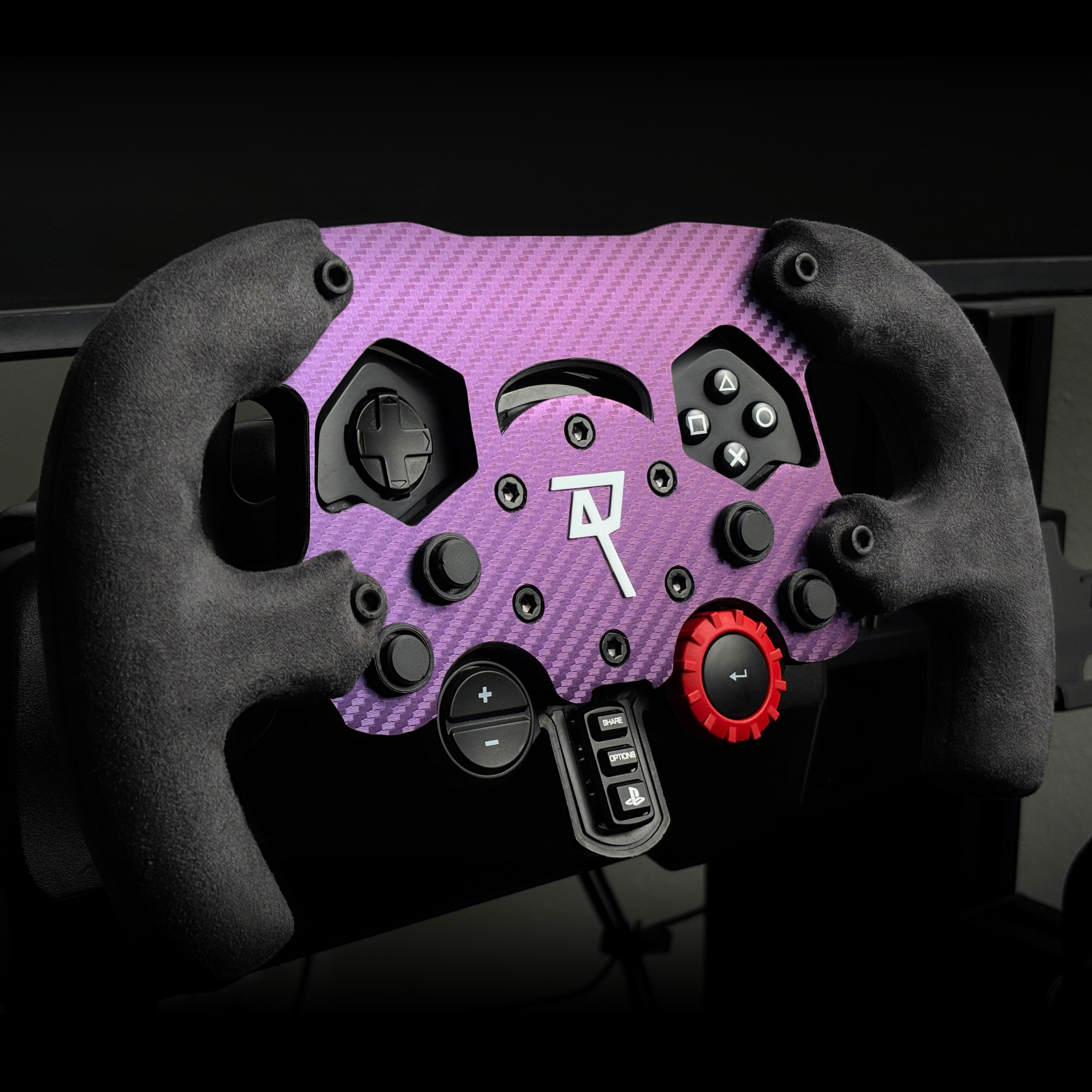 MOD - Volante de F1 de carreras morado medianoche para Logitech G29/G920/G923