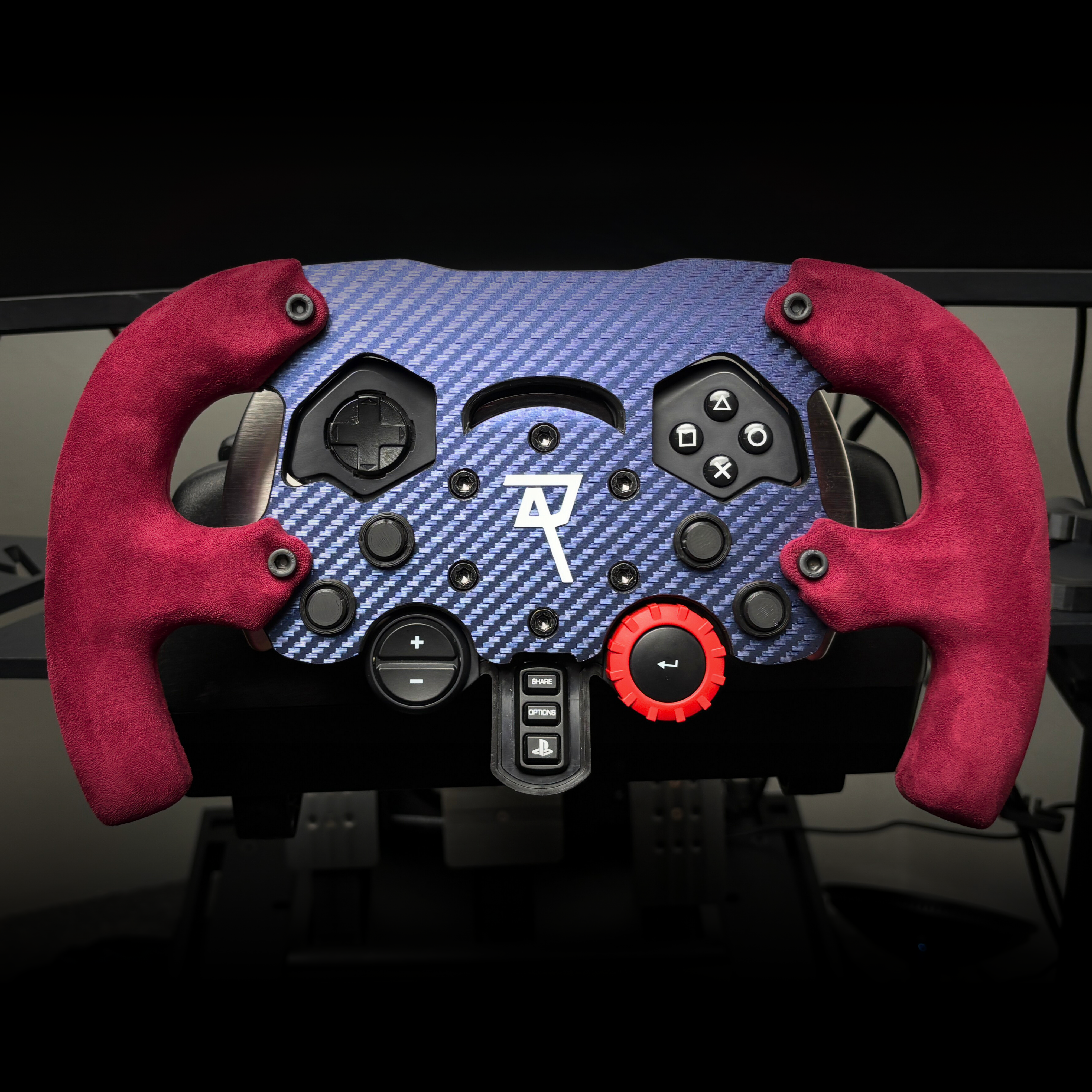 MOD - Volante de F1 de carreras morado medianoche para Logitech G29/G920/G923