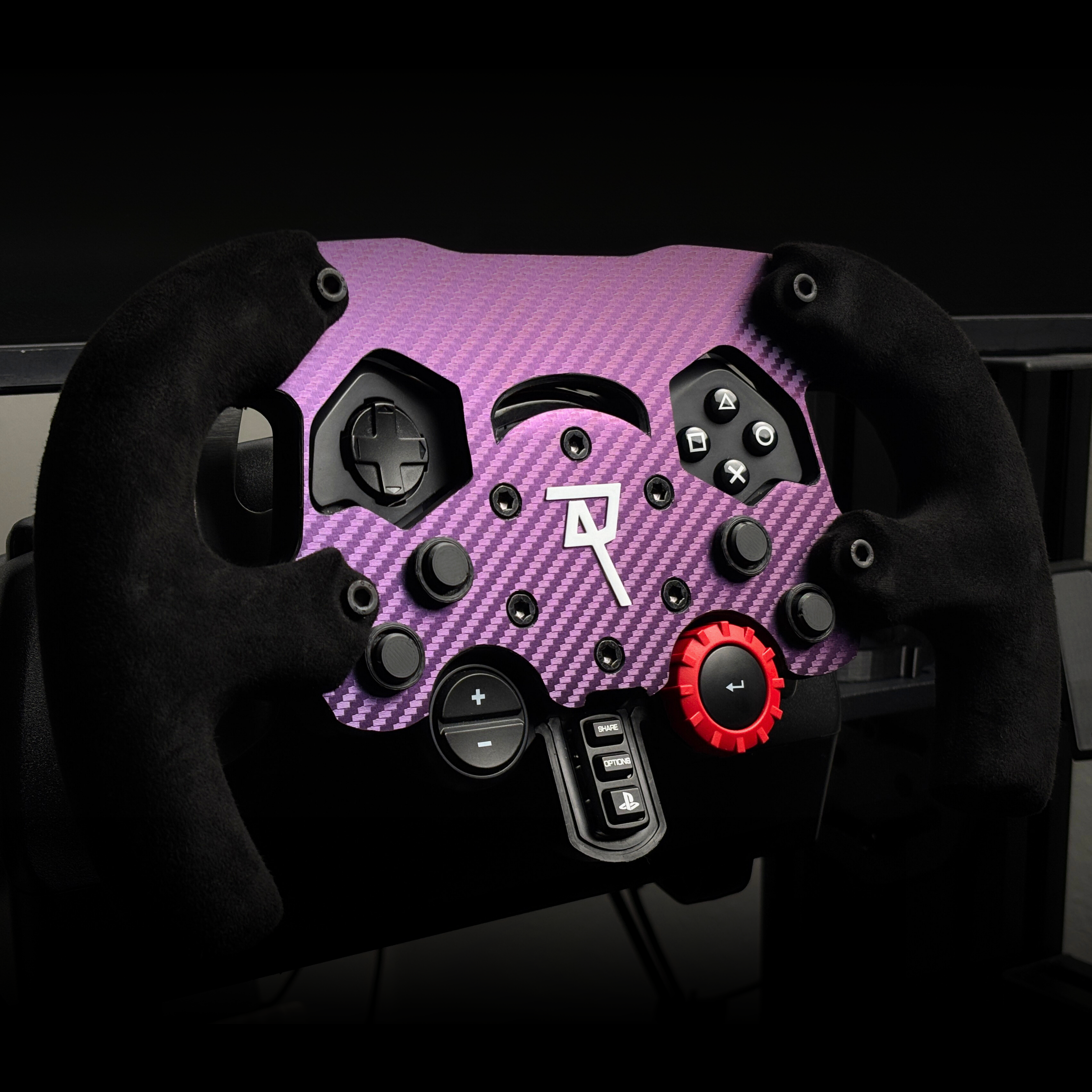 MOD - Volante de F1 de carreras morado medianoche para Logitech G29/G920/G923