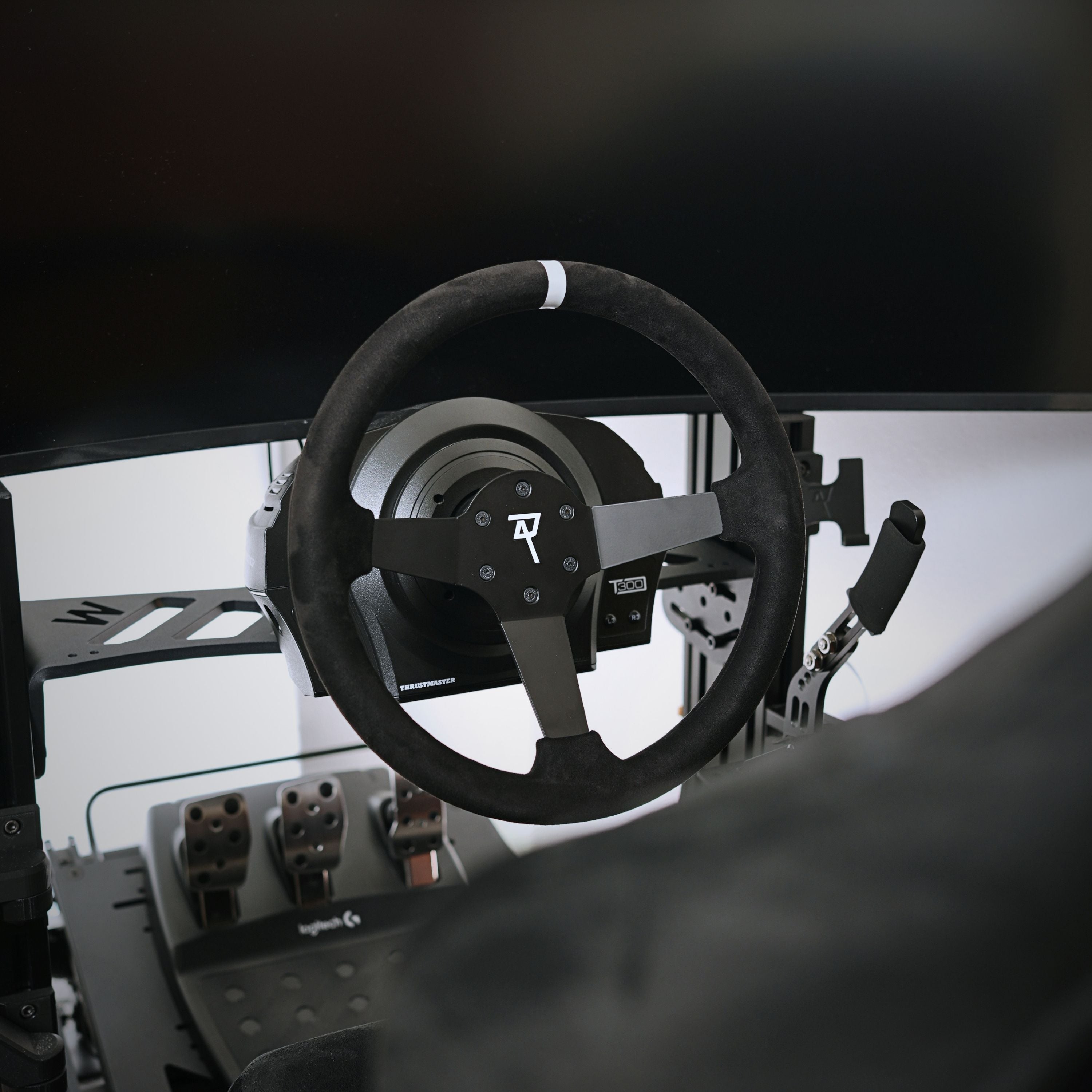 Raceact 350mm Suede Drift Steering Wheel