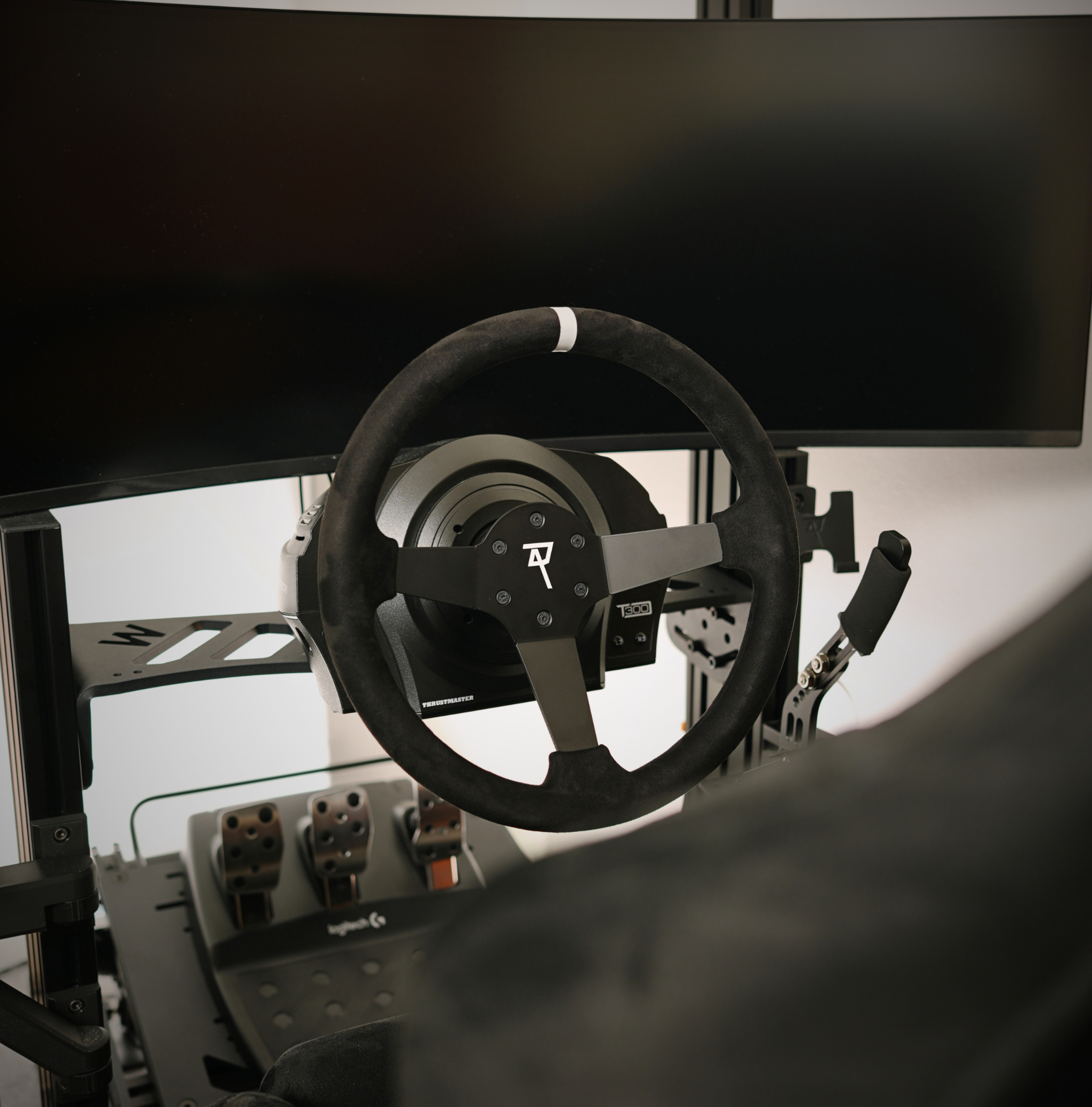 Raceact Racing Universal 350mm Suede Steering Wheel, Deep Dish 6-Bolt, Drift Car & Sim Racing Wheel