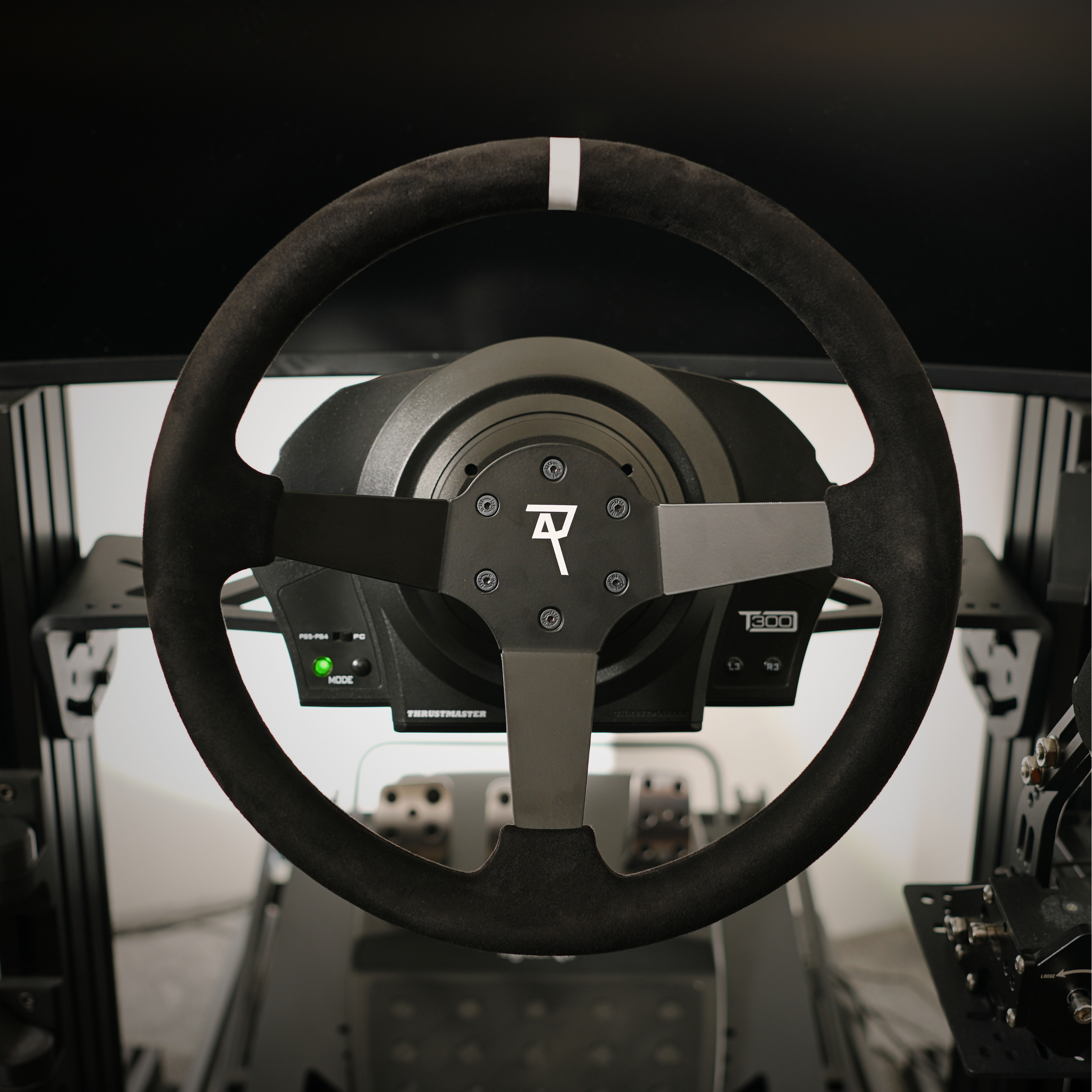 Raceact Racing Universal 350mm Suede Steering Wheel, Deep Dish 6-Bolt, Drift Car & Sim Racing Wheel