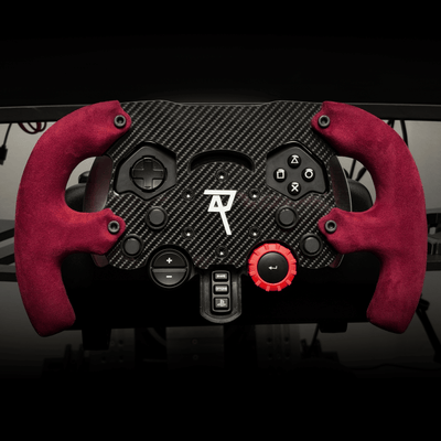 Logitech G29 F1 Wheel Mod Red Grip – front view