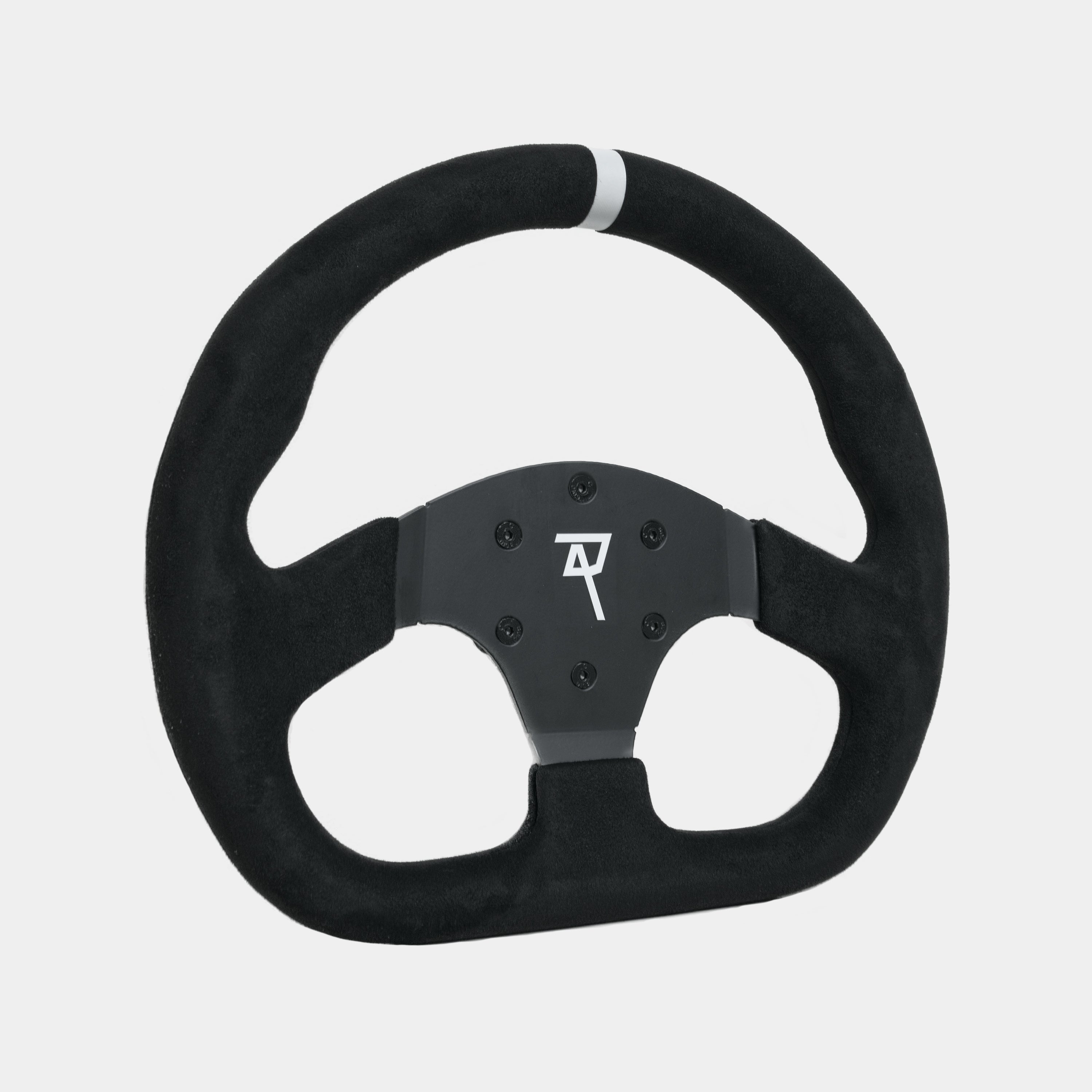 Raceact 320mm Suede D-Shape Steering Wheel