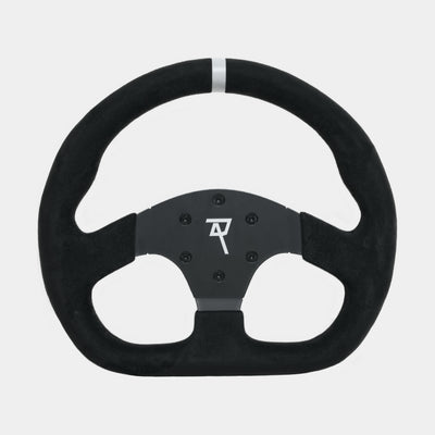 Raceact 320mm Suede D-Shape Steering Wheel