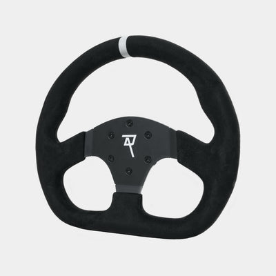 Raceact 320mm Suede D-Shape Steering Wheel
